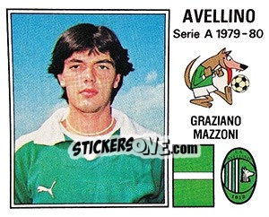 Sticker Graziano Mazzoni - Calciatori 1979-1980 n. 35 - Panini