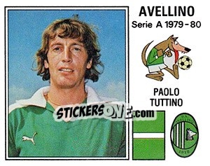 Sticker Paolo Tuttino - Calciatori 1979-1980 n. 36 - Panini