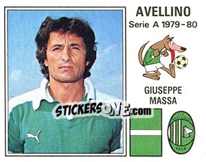 Sticker Giuseppe Massa - Calciatori 1979-1980 n. 37 - Panini