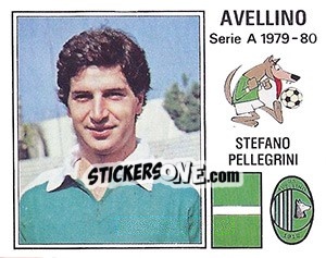Sticker Stefano Pellegrini - Calciatori 1979-1980 - Panini