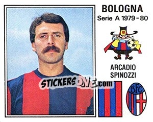 Sticker Arcadio Spinozzi - Calciatori 1979-1980 - Panini