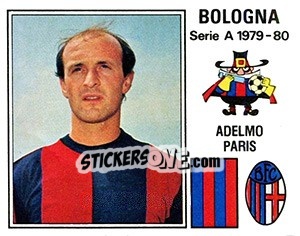 Sticker Adelmo Paris - Calciatori 1979-1980 - Panini