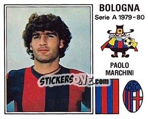 Sticker Paolo Marchini - Calciatori 1979-1980 n. 54 - Panini