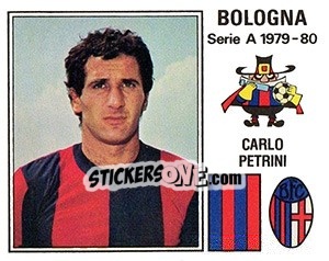Sticker Carlo Petrini - Calciatori 1979-1980 n. 57 - Panini