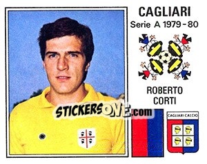 Sticker Roberto Corti - Calciatori 1979-1980 n. 60 - Panini