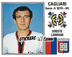 Sticker Oreste Lamagni - Calciatori 1979-1980 - Panini