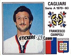 Sticker Francesco Ciampoli - Calciatori 1979-1980 n. 63 - Panini