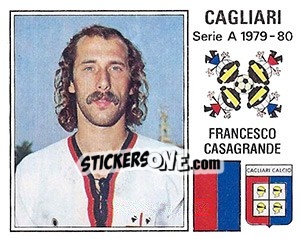 Figurina Francesco Casagrande - Calciatori 1979-1980 - Panini