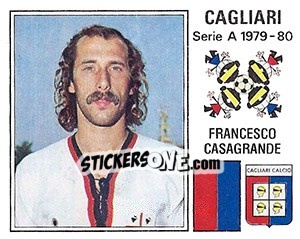 Sticker Francesco Casagrande - Calciatori 1979-1980 n. 65 - Panini