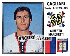 Sticker Alberto Marchetti - Calciatori 1979-1980 n. 67 - Panini