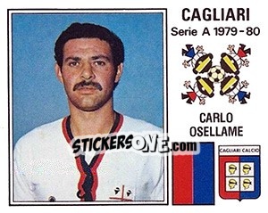 Sticker Carlo Osellame - Calciatori 1979-1980 n. 74 - Panini