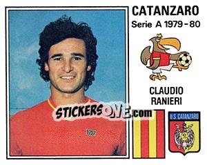 Sticker Claudio Ranieri - Calciatori 1979-1980 - Panini
