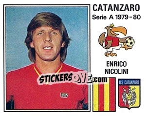 Sticker Enrico Nicolini - Calciatori 1979-1980 n. 84 - Panini