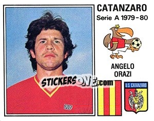 Cromo Angelo Orazi - Calciatori 1979-1980 - Panini