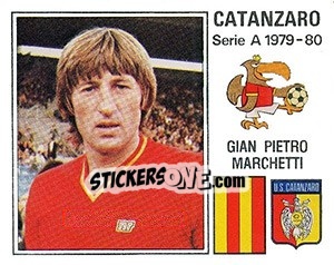 Sticker Gian Pietro Marchetti - Calciatori 1979-1980 n. 91 - Panini