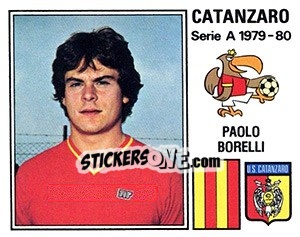 Sticker Paolo Borelli - Calciatori 1979-1980 - Panini