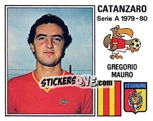 Sticker Gregorio Mauro - Calciatori 1979-1980 n. 94 - Panini