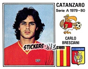 Sticker Carlo Bresciani - Calciatori 1979-1980 - Panini