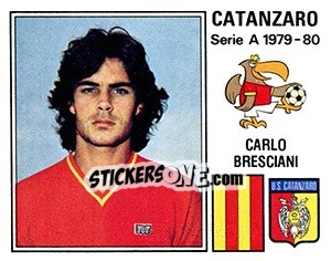 Sticker Carlo Bresciani - Calciatori 1979-1980 n. 95 - Panini