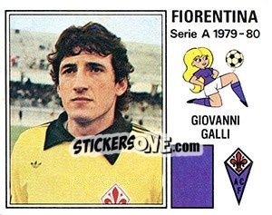 Sticker Giovanni Galli - Calciatori 1979-1980 n. 98 - Panini