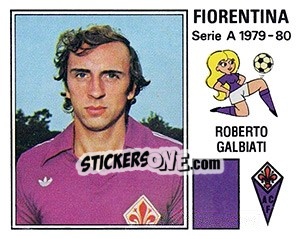 Sticker Roberto Galbiati - Calciatori 1979-1980 - Panini