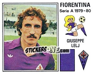 Sticker Giuseppe Leij - Calciatori 1979-1980 n. 100 - Panini