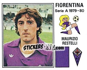 Sticker Maurizio Restelli - Calciatori 1979-1980 n. 104 - Panini