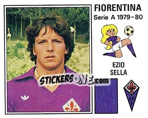 Sticker Ezio Sella - Calciatori 1979-1980 - Panini