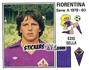 Sticker Ezio Sella - Calciatori 1979-1980 n. 107 - Panini