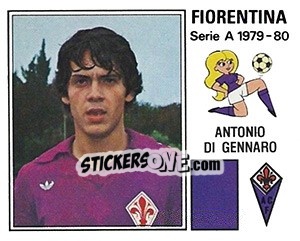 Sticker Antonio Di Gennaro - Calciatori 1979-1980 n. 112 - Panini