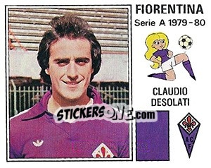 Figurina Claudio Desolati - Calciatori 1979-1980 - Panini