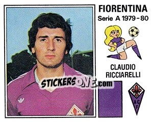 Sticker Claudio Ricciarelli - Calciatori 1979-1980 - Panini