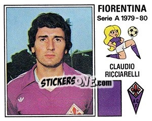 Figurina Claudio Ricciarelli - Calciatori 1979-1980 n. 114 - Panini