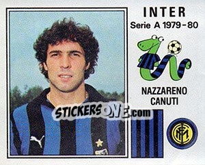 Sticker Nazzareno Canuti - Calciatori 1979-1980 - Panini