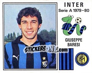 Sticker Giuseppe Baresi - Calciatori 1979-1980 n. 121 - Panini