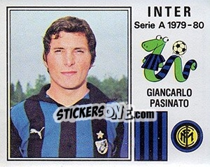 Sticker Giancarlo Pasinato - Calciatori 1979-1980 n. 122 - Panini