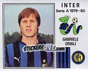 Sticker Gabriele Oriali - Calciatori 1979-1980 n. 123 - Panini