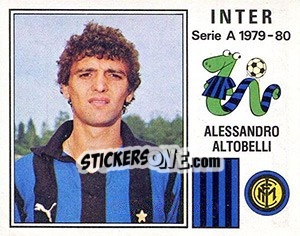 Sticker Alessandro Altobelli - Calciatori 1979-1980 - Panini