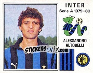 Sticker Alessandro Altobelli - Calciatori 1979-1980 n. 126 - Panini