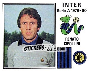 Sticker Renato Cipollini - Calciatori 1979-1980 - Panini