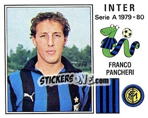 Sticker Franco Pancheri - Calciatori 1979-1980 n. 130 - Panini