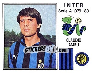 Sticker Claudio Ambu - Calciatori 1979-1980 n. 133 - Panini