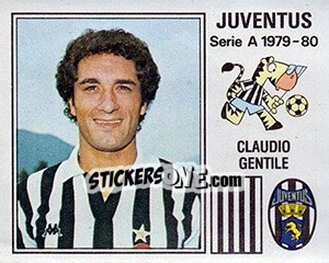 Cromo Claudio Gentile - Calciatori 1979-1980 - Panini