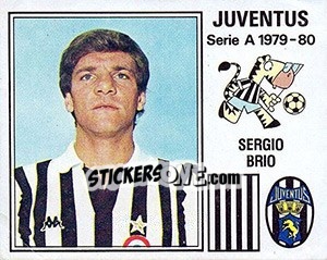 Sticker Sergio Brio - Calciatori 1979-1980 - Panini