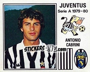 Sticker Antonio Cabrini - Calciatori 1979-1980 - Panini