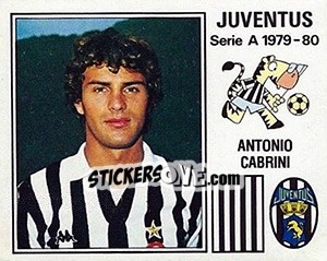 Sticker Antonio Cabrini - Calciatori 1979-1980 n. 140 - Panini
