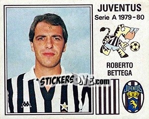 Sticker Roberto Bettega - Calciatori 1979-1980 n. 145 - Panini