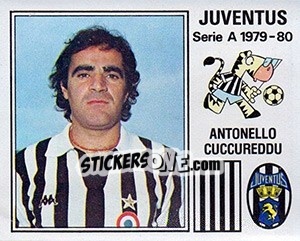 Sticker Antonello Cuccureddu - Calciatori 1979-1980 - Panini