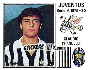 Figurina Claudio Prandelli - Calciatori 1979-1980 - Panini