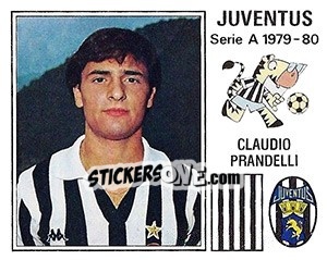 Sticker Claudio Prandelli - Calciatori 1979-1980 n. 149 - Panini